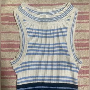 JOA striped tank dress